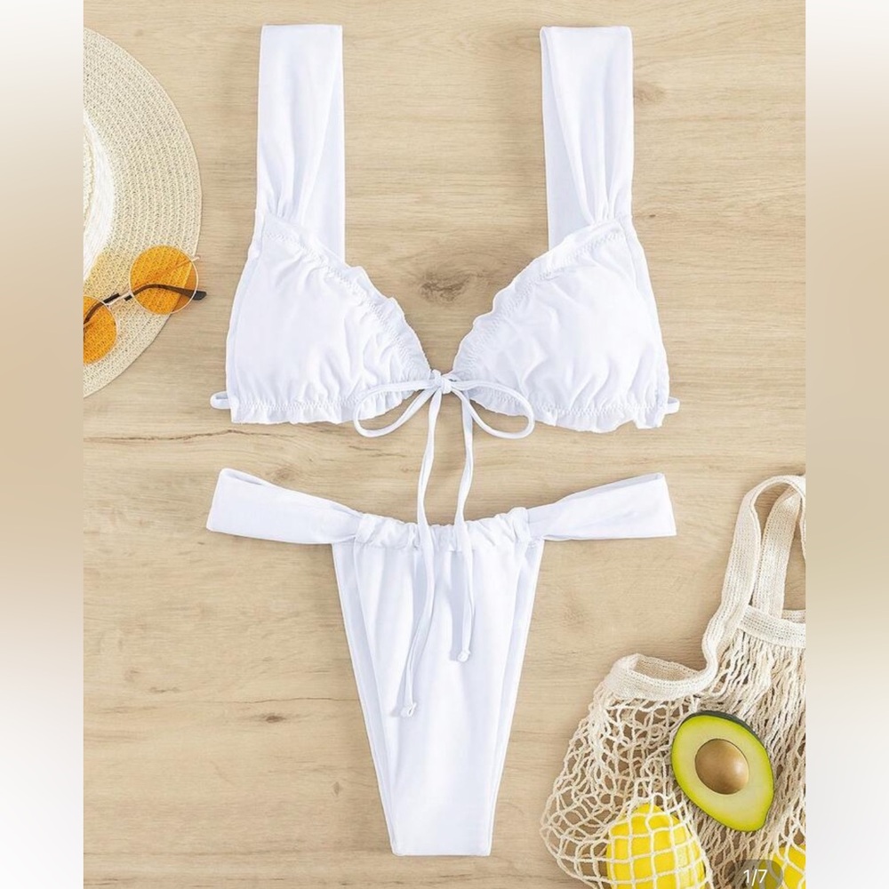 SHEIN White Bikini Set